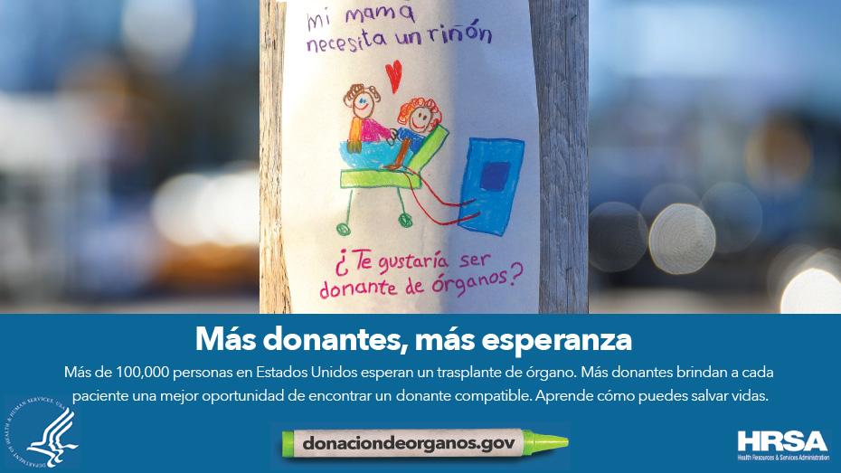 A thumbnail previewing the print PSA encouraging organ donation.